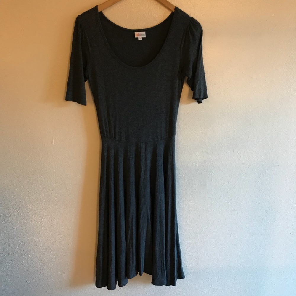 LuLaRoe Nicole Solid Grey